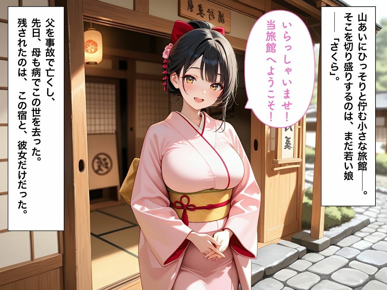 旅館の純情な一人娘が借金返済のために堕ちていく話 - サンプル画像 1