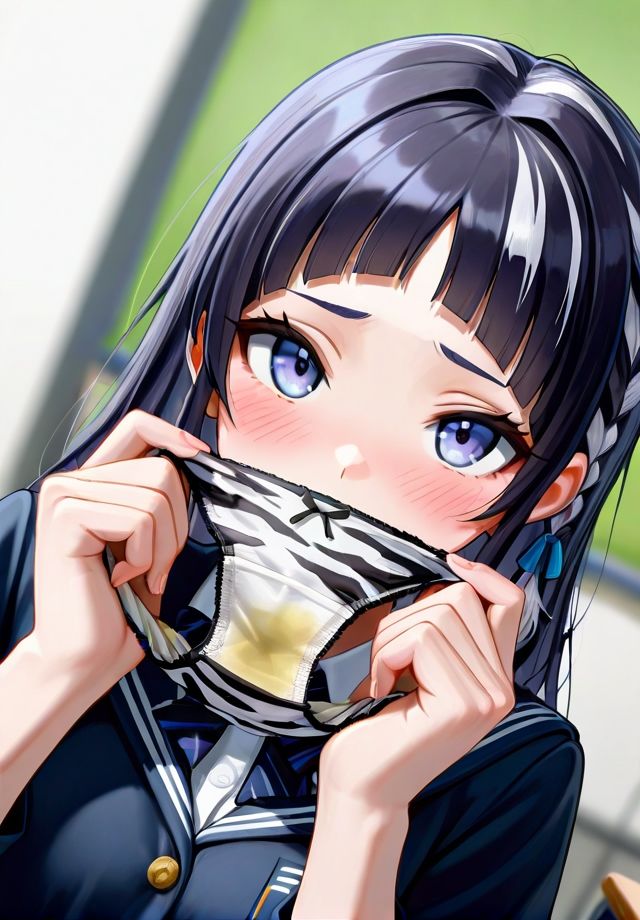 脱ぎたて汚パンティを見せてくれる - サンプル画像 1