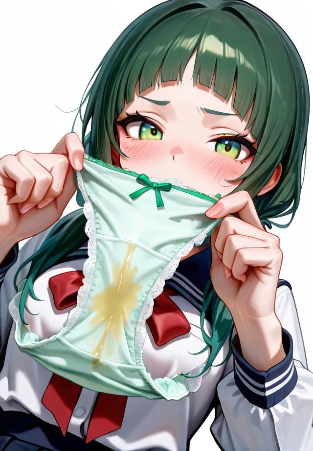 脱ぎたて汚パンティを見せてくれる - サンプル画像 3