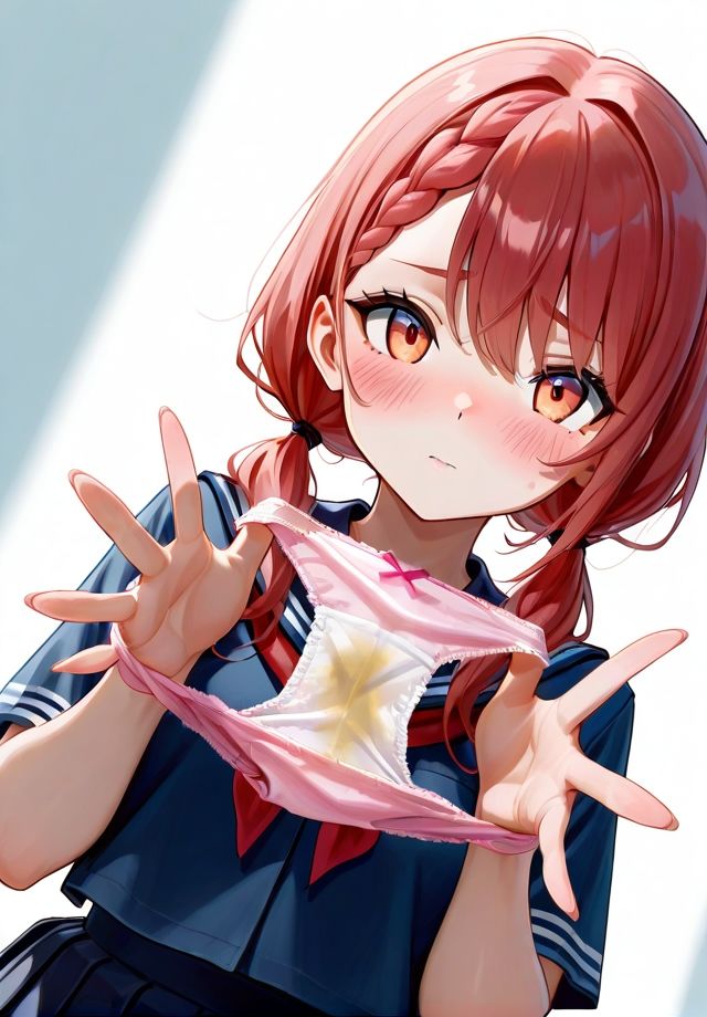 脱ぎたて汚パンティを見せてくれる - サンプル画像 5