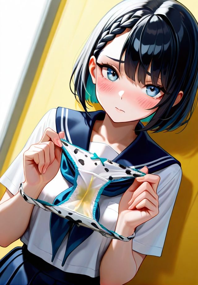 脱ぎたて汚パンティを見せてくれる - サンプル画像 6