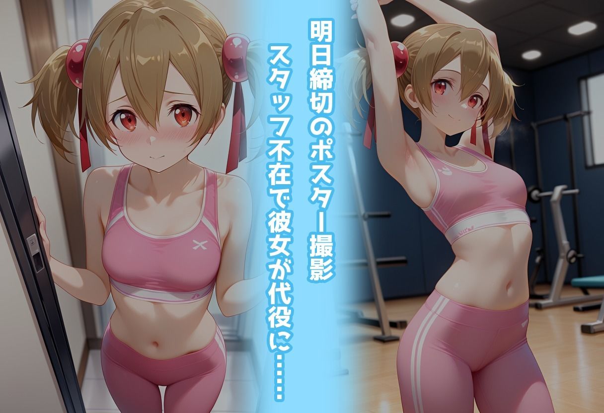 スポーツジムでトラブル！？二人で秘密の撮影会〜シリカ編〜 - サンプル画像 2