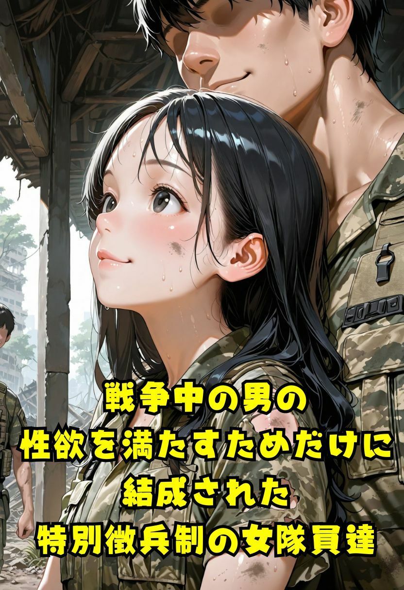 争いは辞めてS◯Xしようよ〜特別徴兵制の女隊員〜 - サンプル画像 1