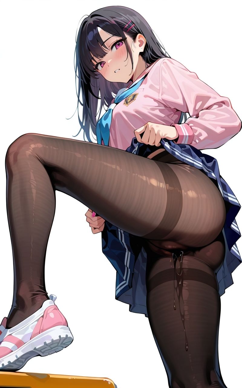 パンスト？巨乳少女 - サンプル画像 3