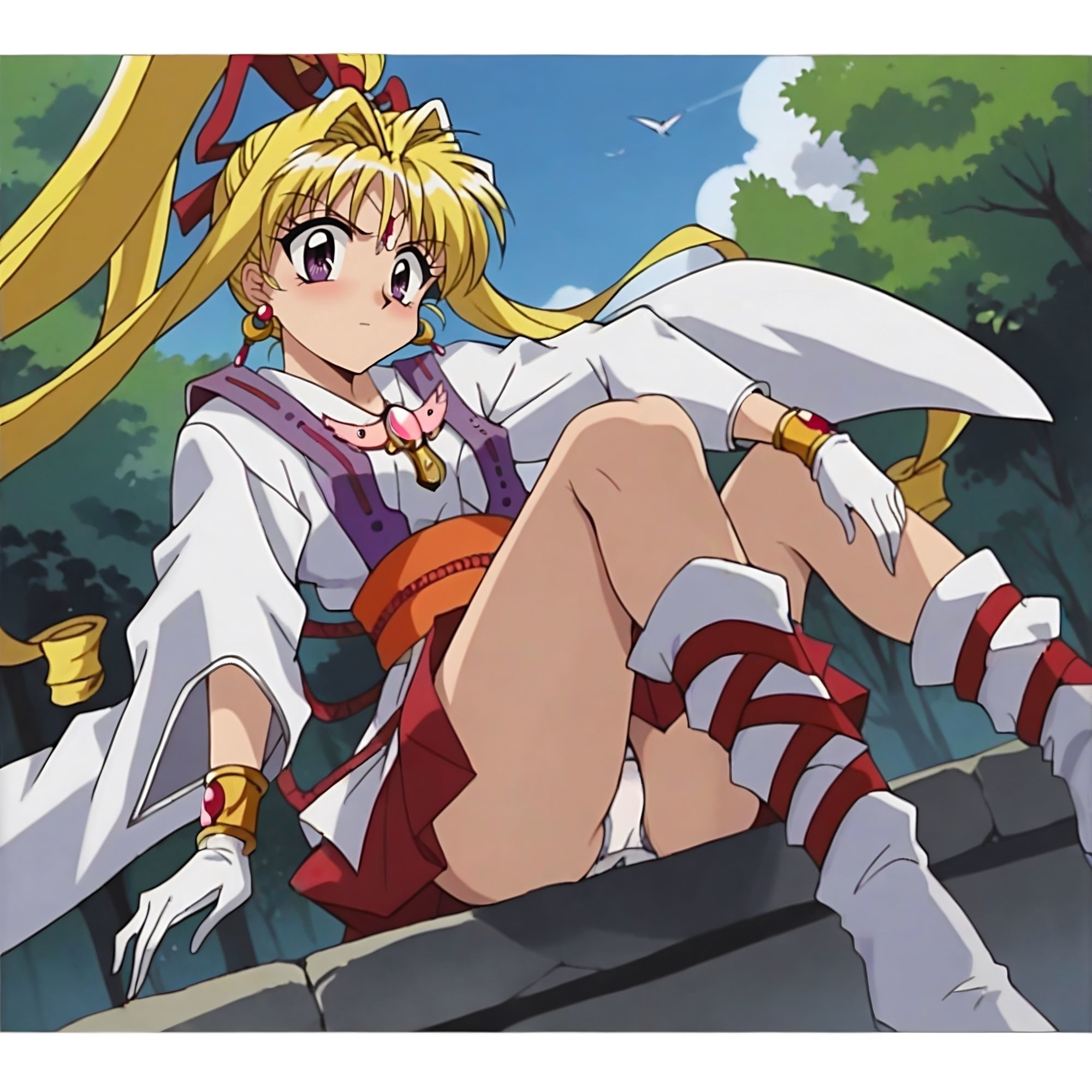 神風怪盗ジャ〇ヌパンチラCG集（全100枚） - サンプル画像 3