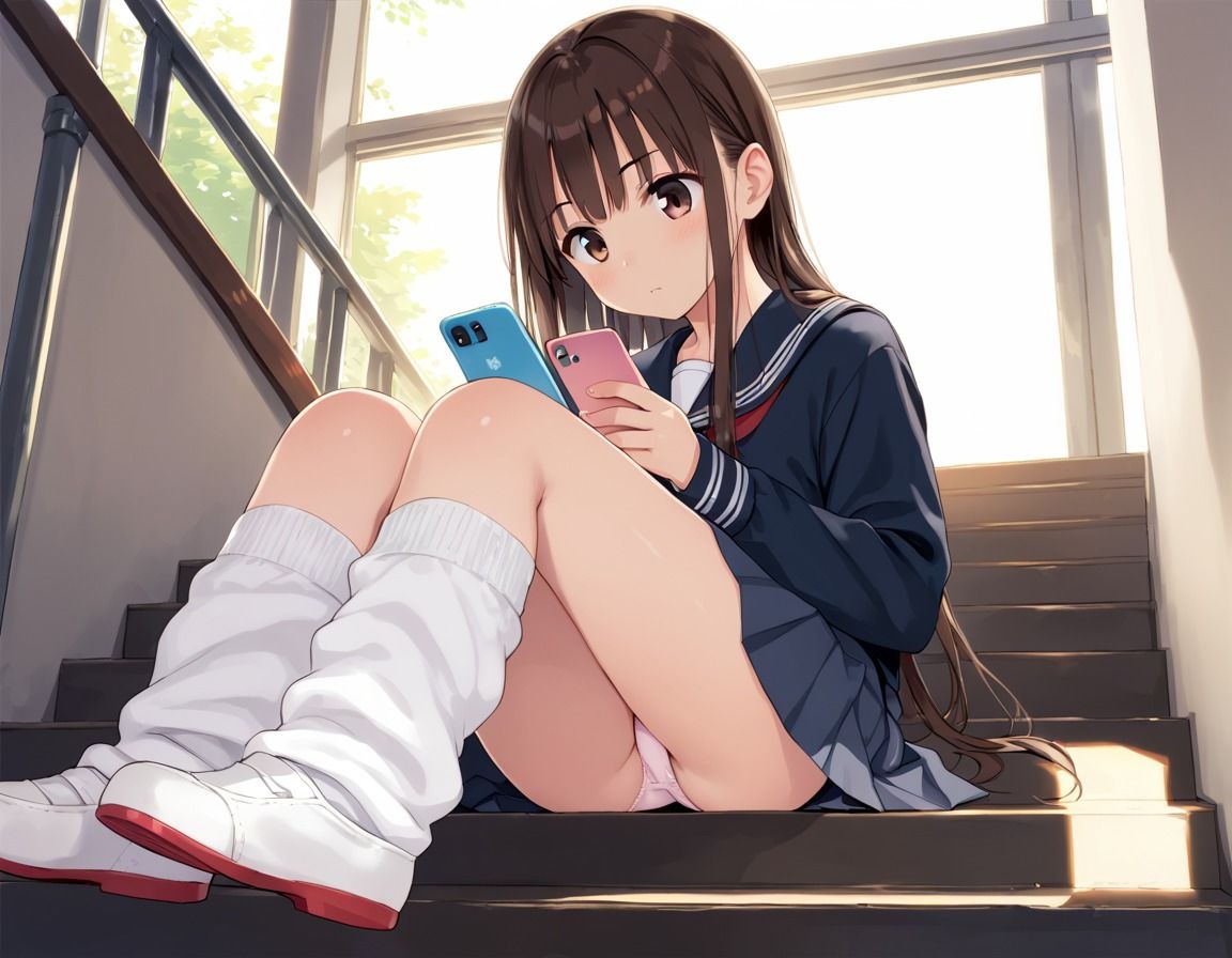 ミニスカギャルをSEX説教 - サンプル画像 1