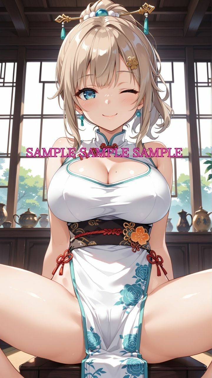 男女比1対10000の世界 チャイナ娘達とセックスし放題でちんぽが乾く暇もないヤリ放題ハーレムライフ！！Vol.4 - サンプル画像 2