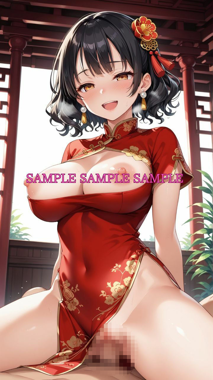 男女比1対10000の世界 チャイナ娘達とセックスし放題でちんぽが乾く暇もないヤリ放題ハーレムライフ！！Vol.4 - サンプル画像 5