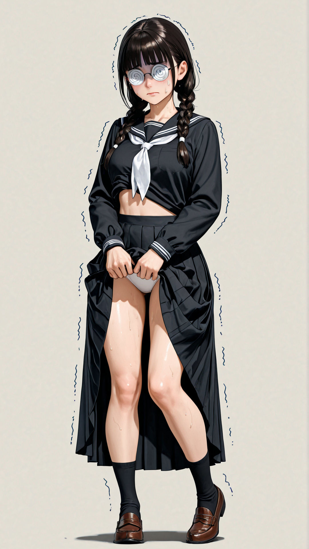 優等生委員長の弱みを握ったので脱がせてみた - サンプル画像 5