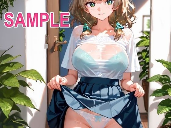 胸育学園NO.7  ギャル化した爆乳従妹のパンチラ誘惑で理性がぶっ飛び中出し連射 - サンプル画像 5