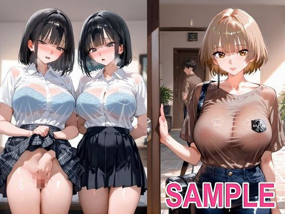 胸育学園NO.7  ギャル化した爆乳従妹のパンチラ誘惑で理性がぶっ飛び中出し連射 - サンプル画像 7