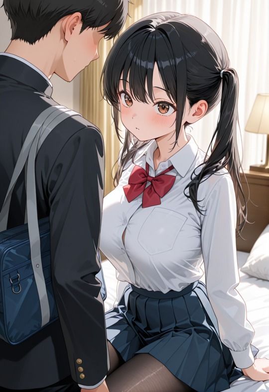 おとなしい隠れ巨乳の幼馴染みに無許可で中出し - サンプル画像 2