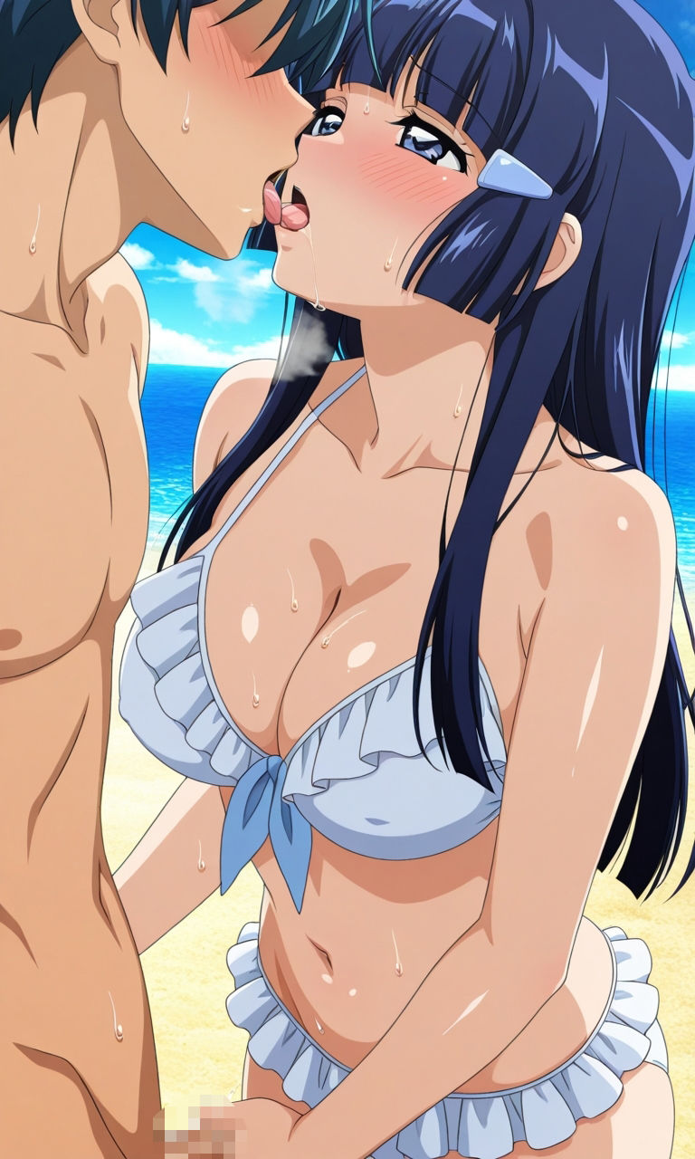 白ビキニの青◯れ◯か - サンプル画像 2