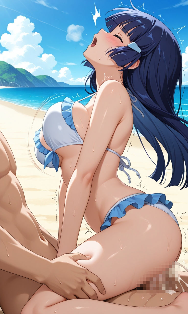 白ビキニの青◯れ◯か - サンプル画像 10