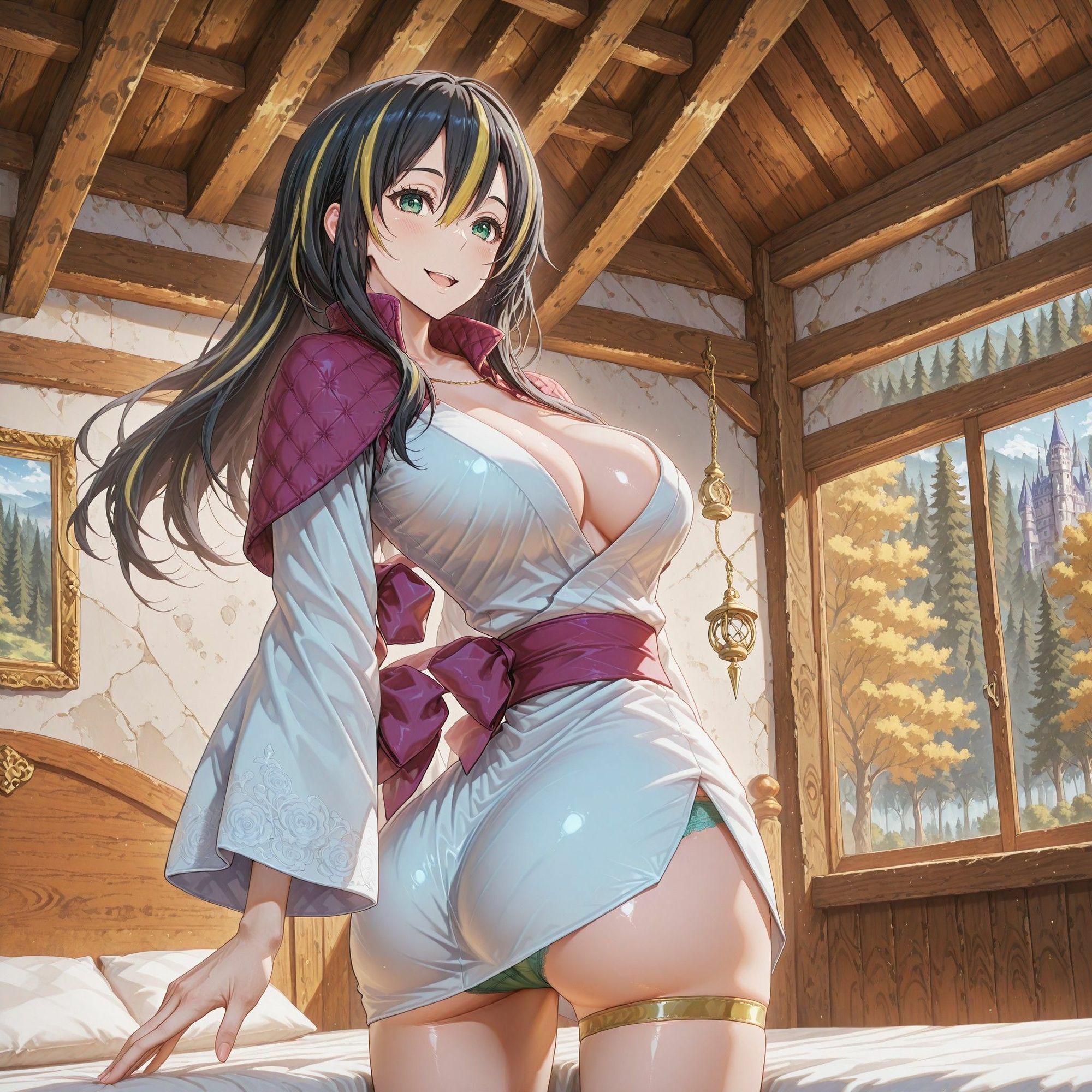 頼れる綺麗なお姉さん、ア〇ビスのアヘ顔がだらしなくてエロイ_SEXオナニー編 - サンプル画像 1