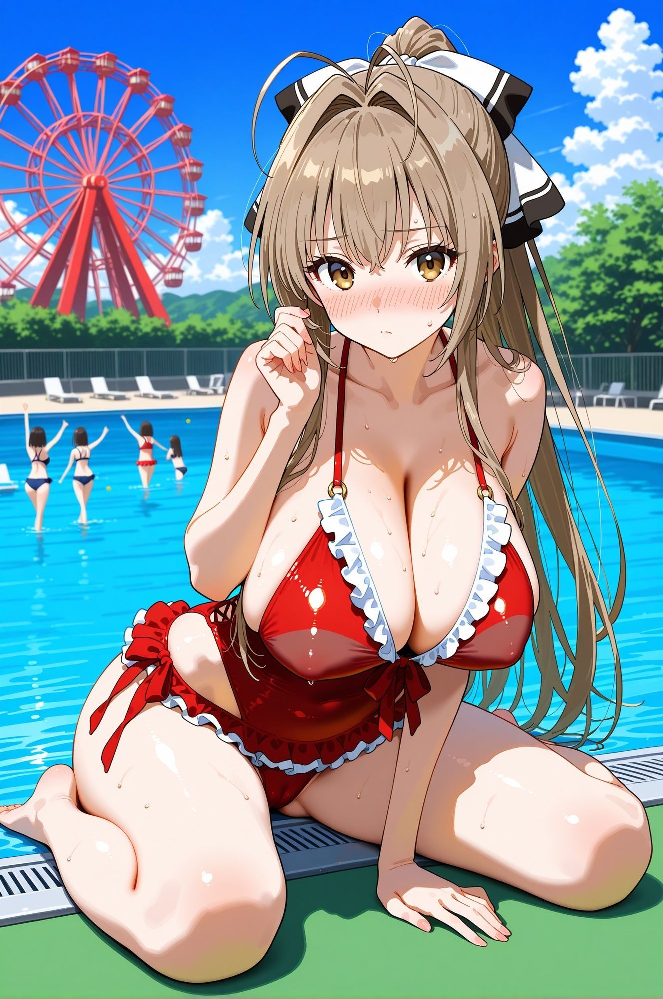 千〇いすずがホントの世界では絶対見せてくれない姿を見せてくれるCG集 - サンプル画像 2