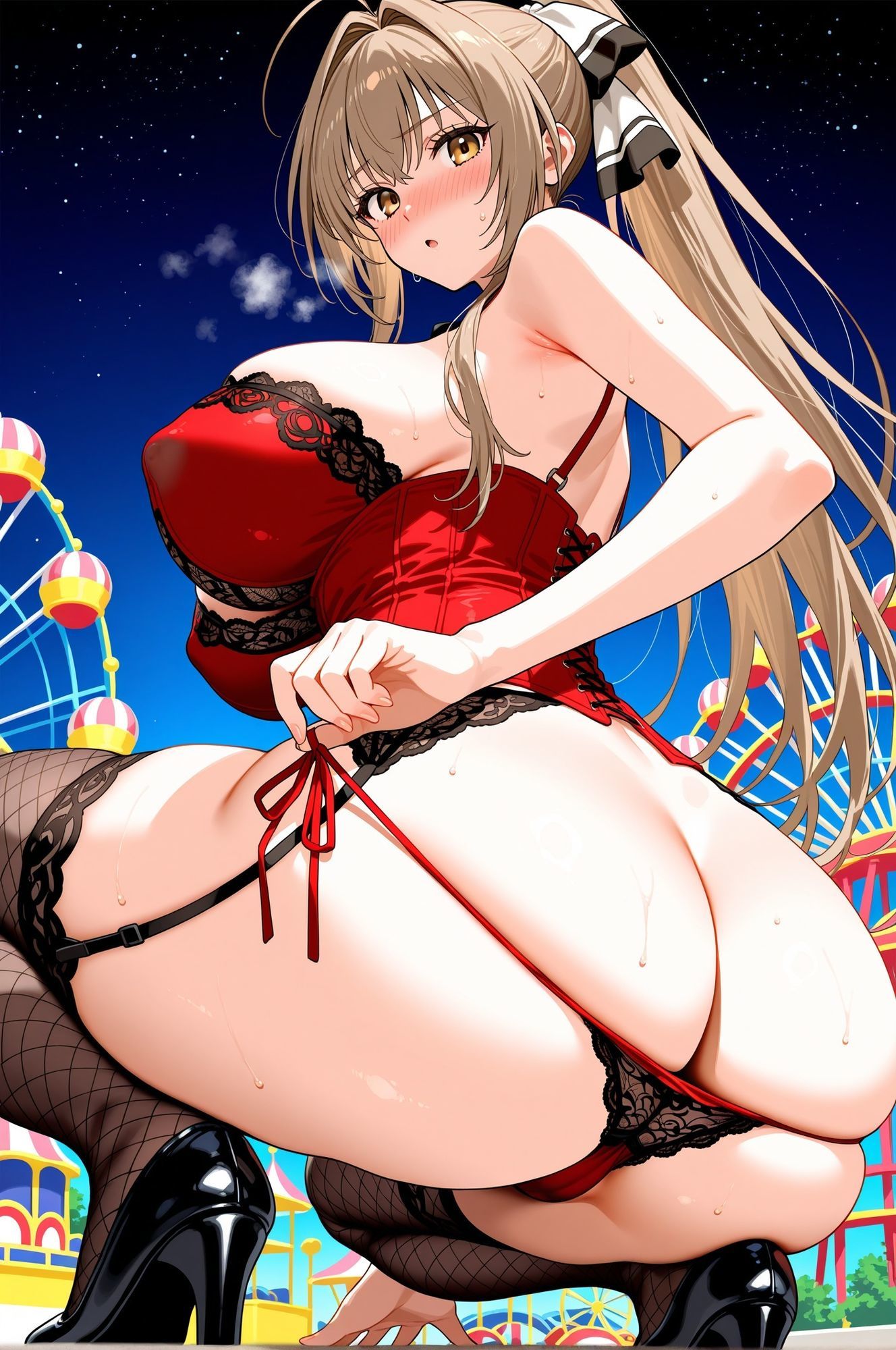 千〇いすずがホントの世界では絶対見せてくれない姿を見せてくれるCG集 - サンプル画像 4