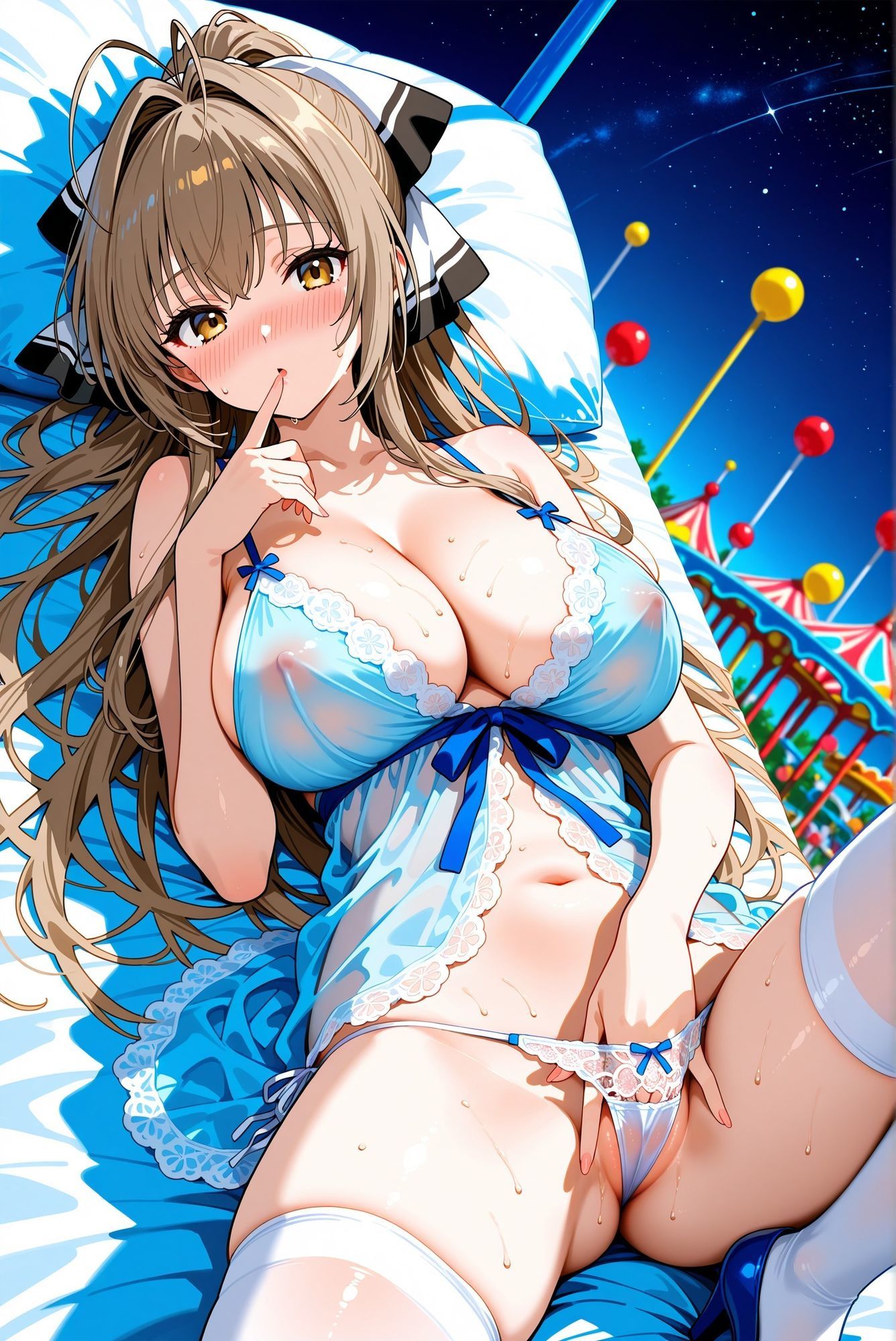 千〇いすずがホントの世界では絶対見せてくれない姿を見せてくれるCG集 - サンプル画像 6