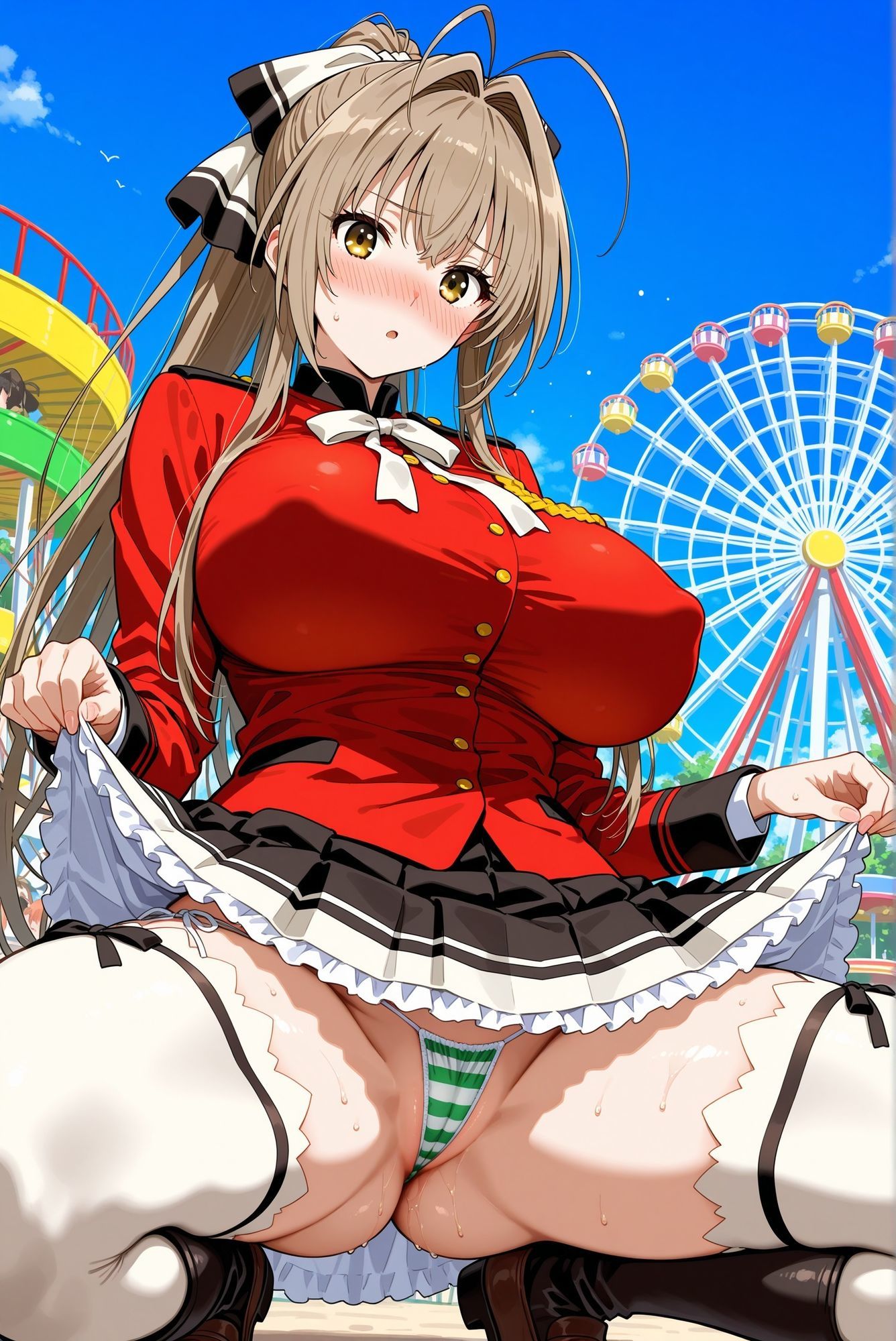 千〇いすずがホントの世界では絶対見せてくれない姿を見せてくれるCG集 - サンプル画像 9