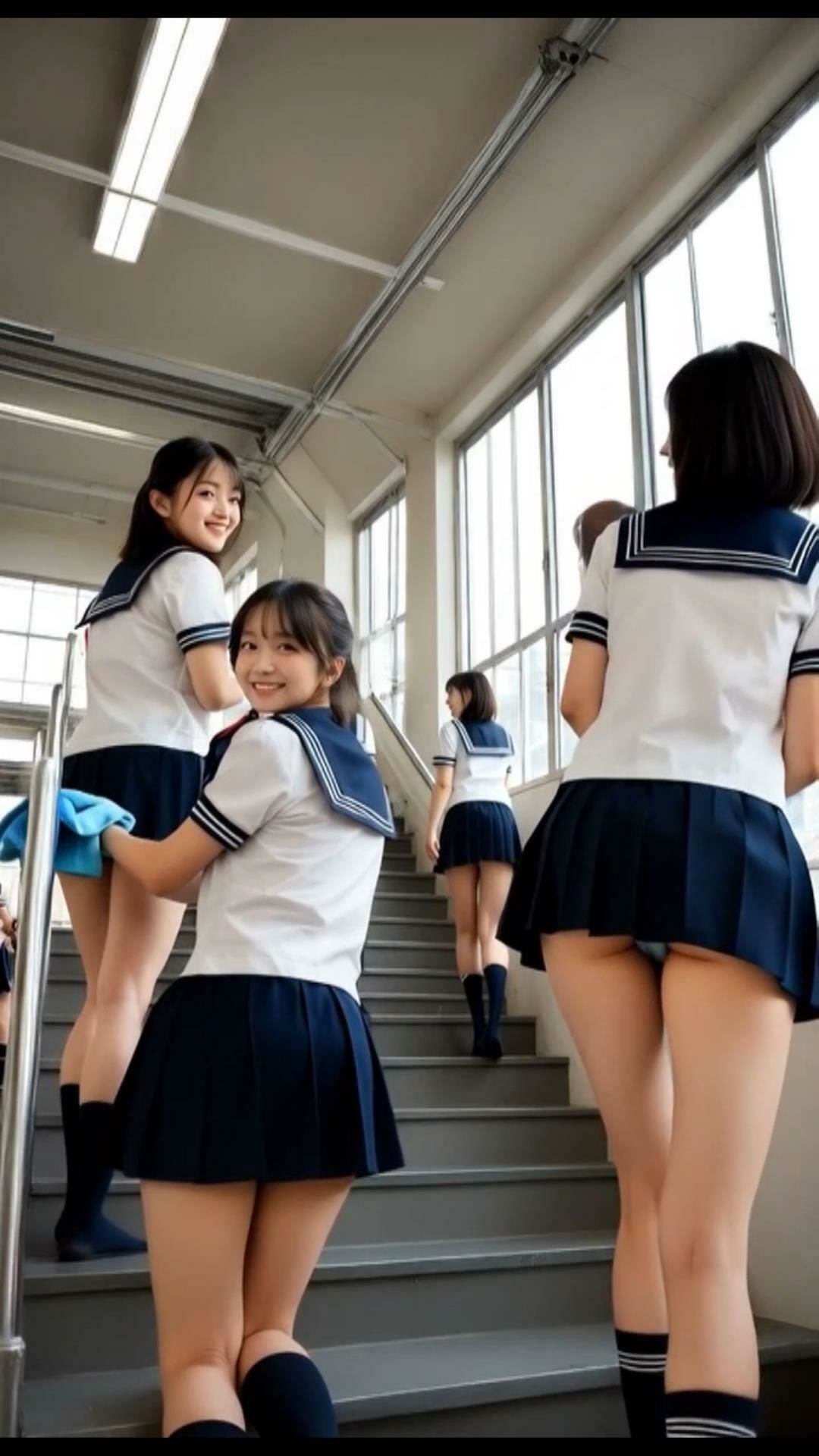 【動画】S級 制服女子 〜掃除編〜 - サンプル画像 5