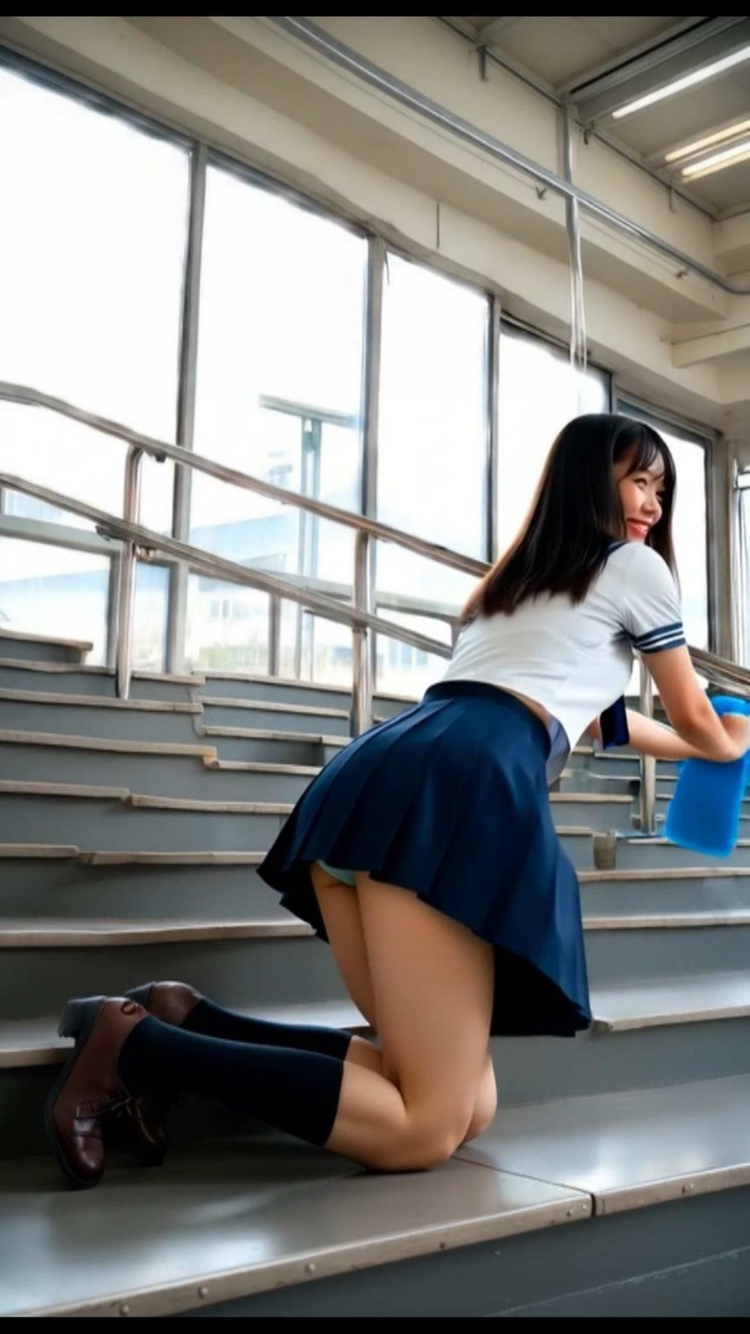 【動画】S級 制服女子 〜掃除編〜 - サンプル画像 9