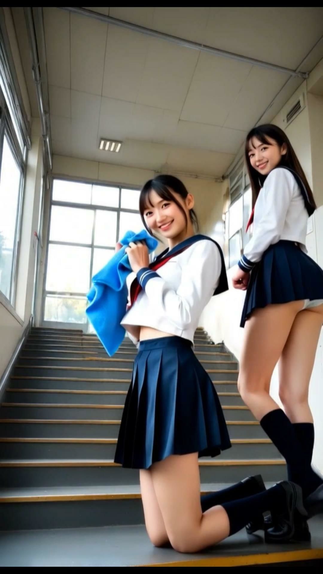 【動画】S級 制服女子 〜掃除編〜 - サンプル画像 10