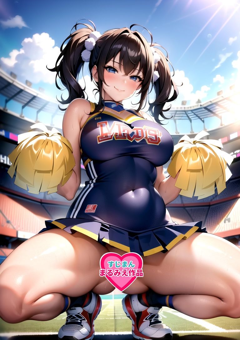 ノーパンチアリーダーのすじまん！ - サンプル画像 1