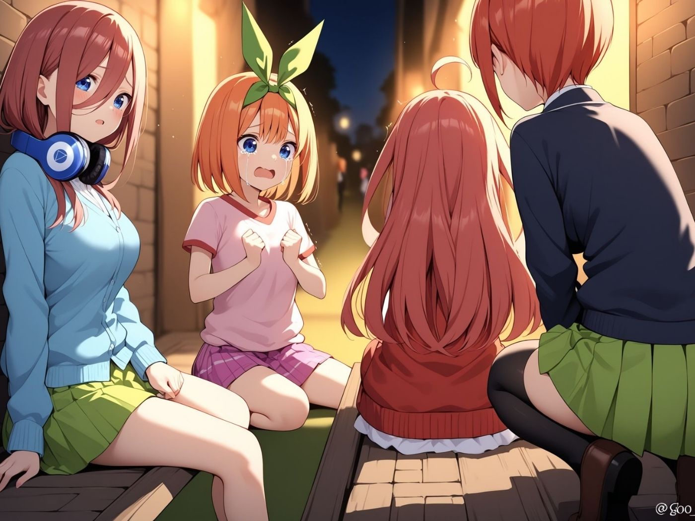 ロリロリヒロインズ〜忘れられない辛い過去〜五等分の●嫁編〜 - サンプル画像 1