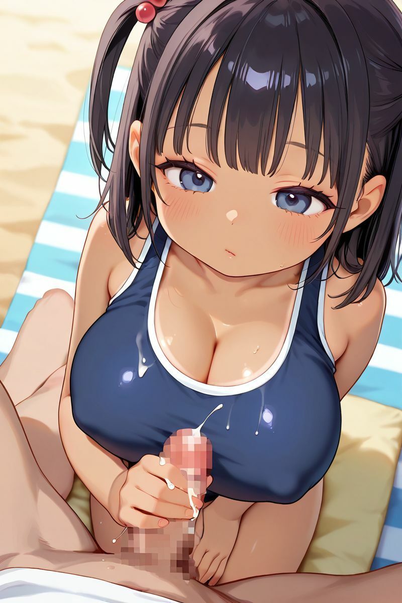 日焼けした巨乳の妹とエッチしたら最高に気持ちよかった「お兄ちゃんと私だけの秘密だよ」 - サンプル画像 5