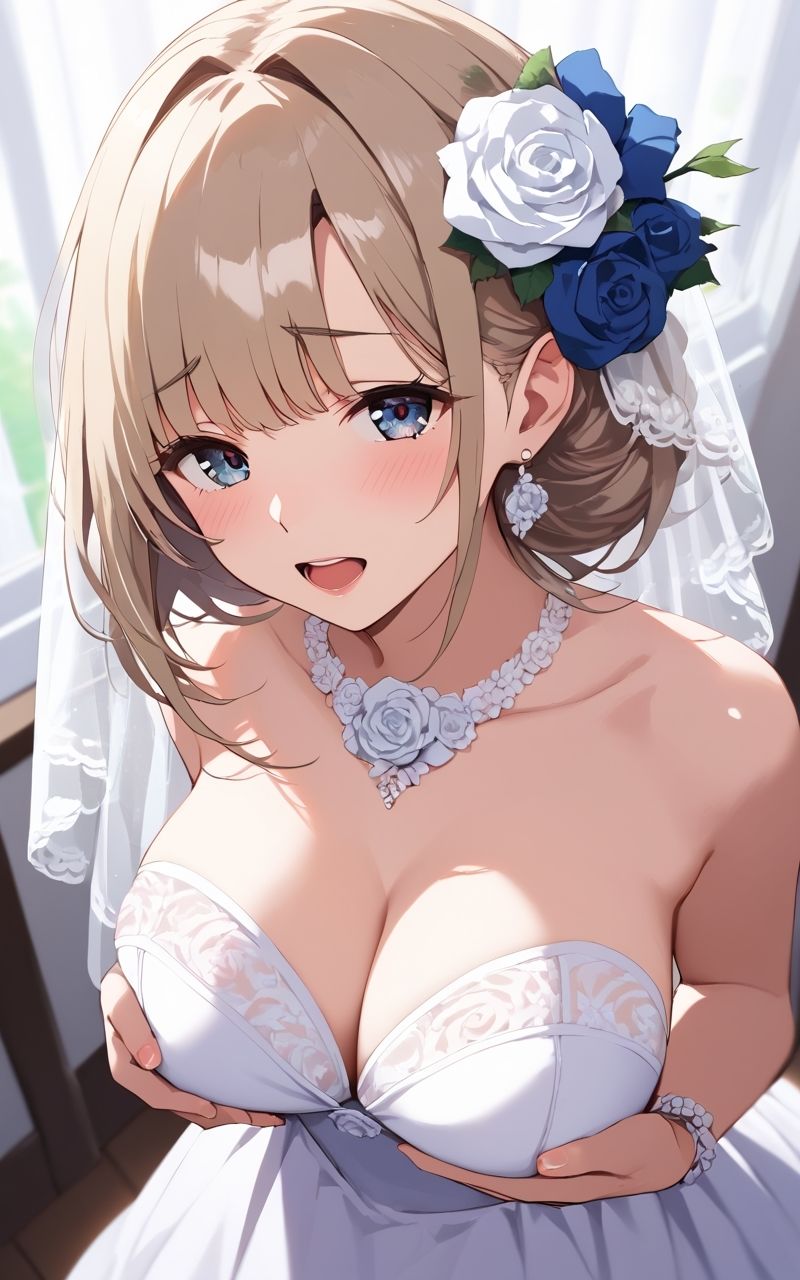 White Sin 〜堕ちゆく花嫁〜  【AIヌードイラスト写真集】 - サンプル画像 7