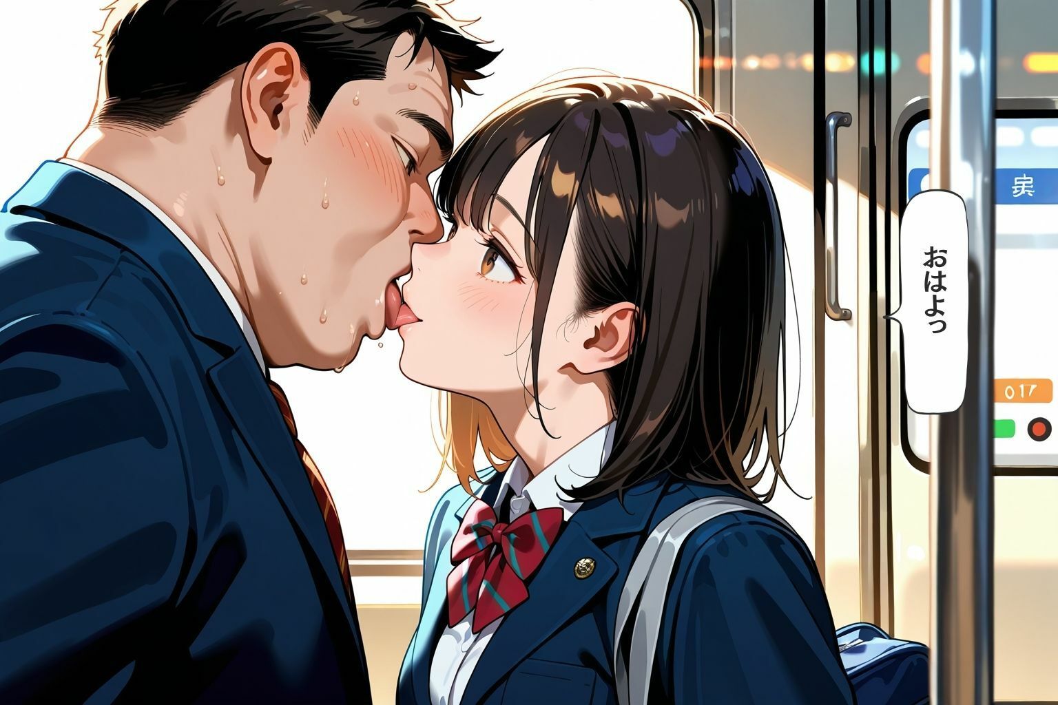 やりまくり電車「おち〇ぽ、いただきます。」 - サンプル画像 2