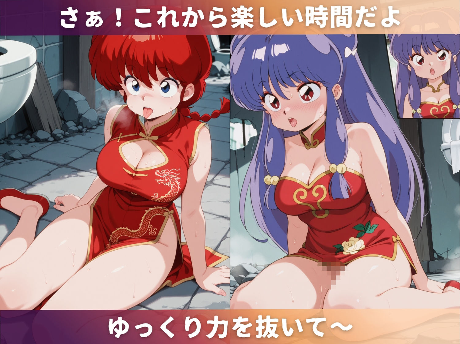 ら●ま1/2  娘をオレが全員孕ませる - サンプル画像 1