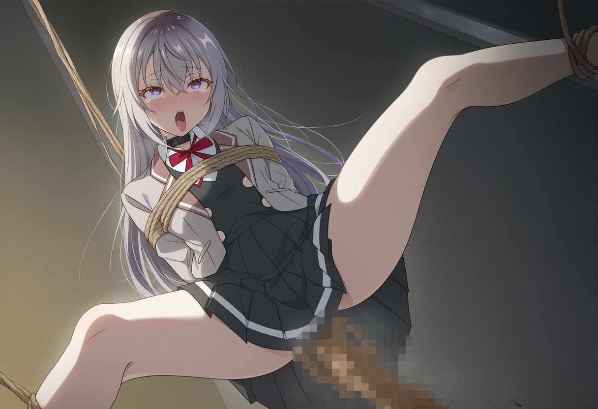 羞恥！監禁されたアー◯ャの拘束！失禁！脱糞！ - サンプル画像 1