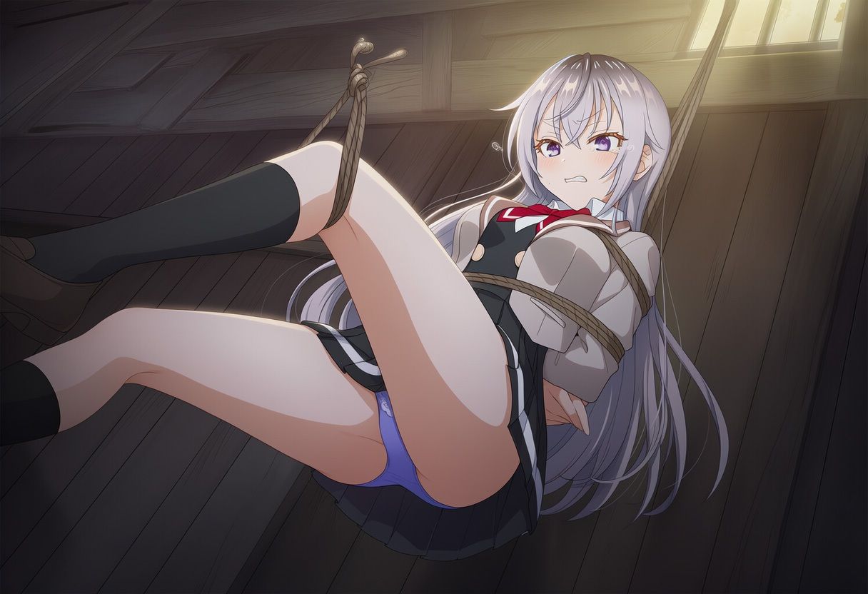 羞恥！監禁されたアー◯ャの拘束！失禁！脱糞！ - サンプル画像 3