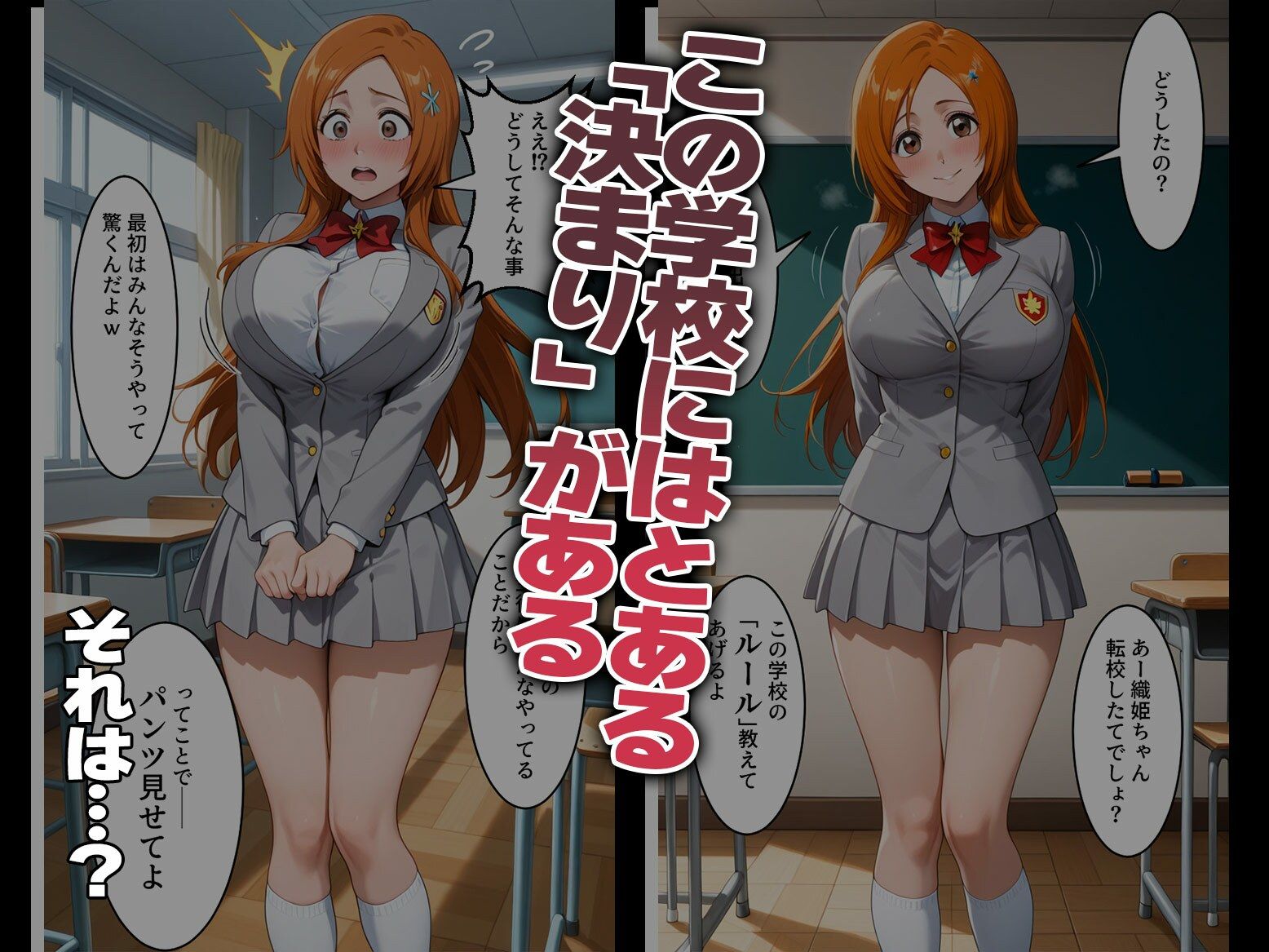 強●性処理学校 私たちこのクラスのオナホです 乱●＆●姫編 - サンプル画像 1