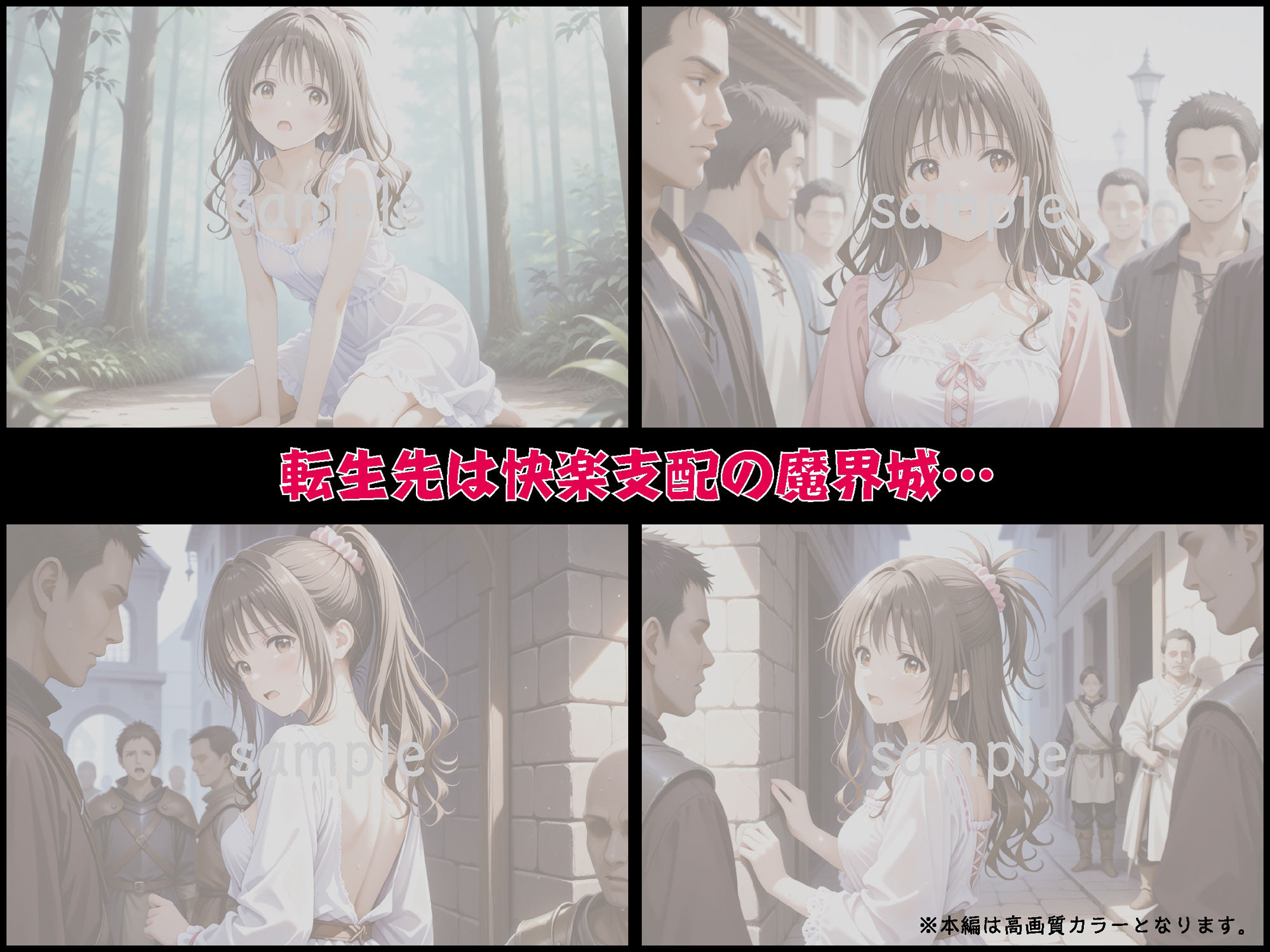 異世界×転生×聖職者からの拘束快楽堕ち【豪華CG500枚収録】 - サンプル画像 4