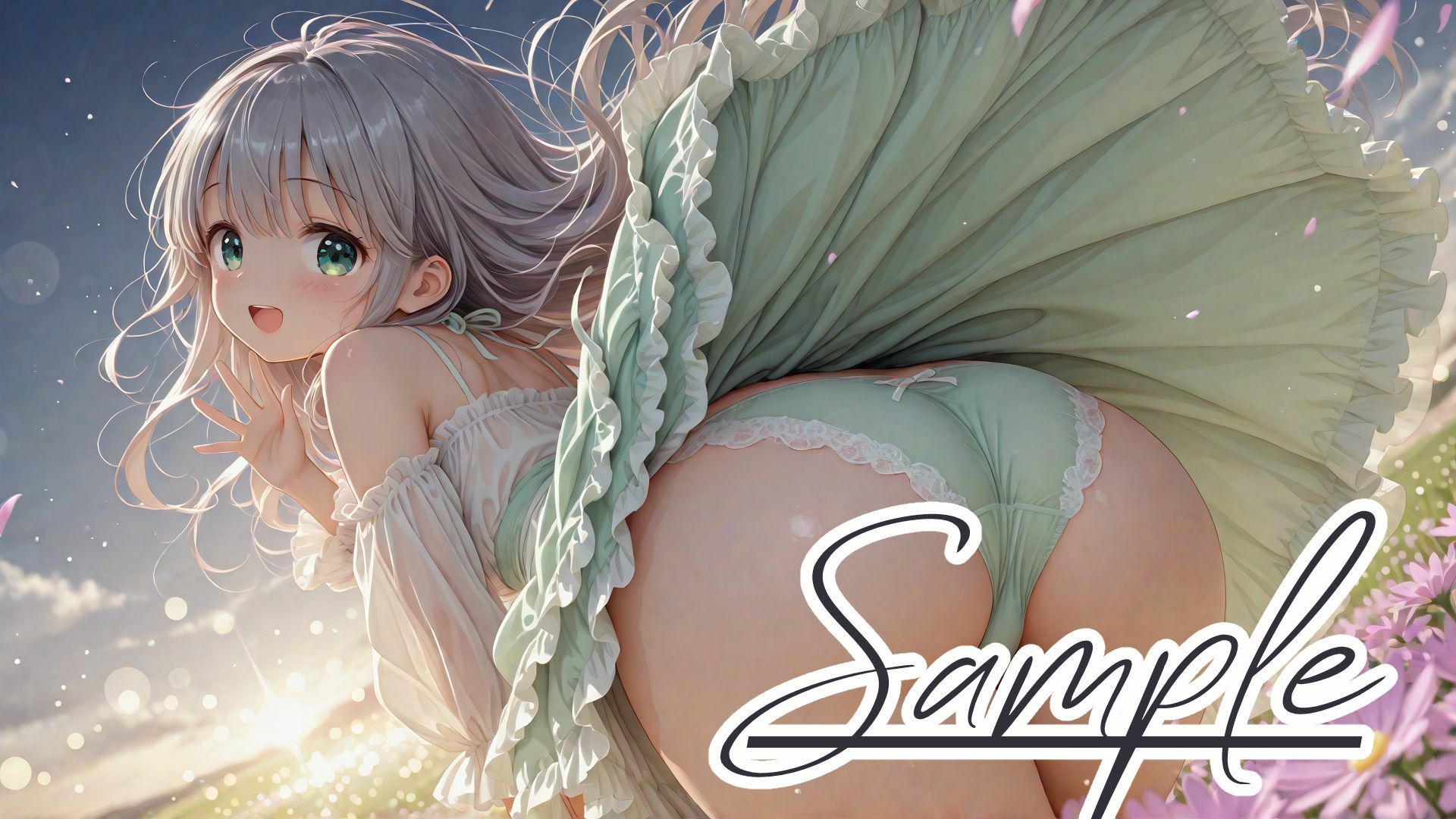 -乙女礼賛-緑の風、湖に舞う乙女たち - サンプル画像 2