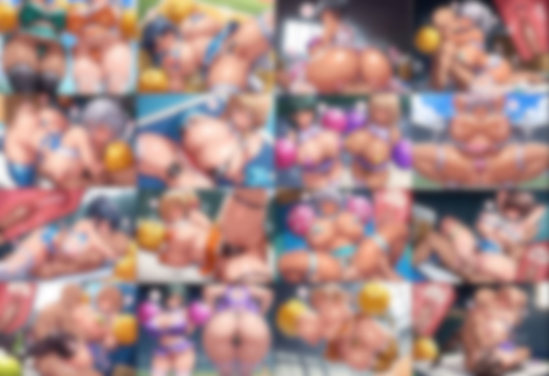 爆乳チアガール × ハミ毛 DE 応援 - サンプル画像 7