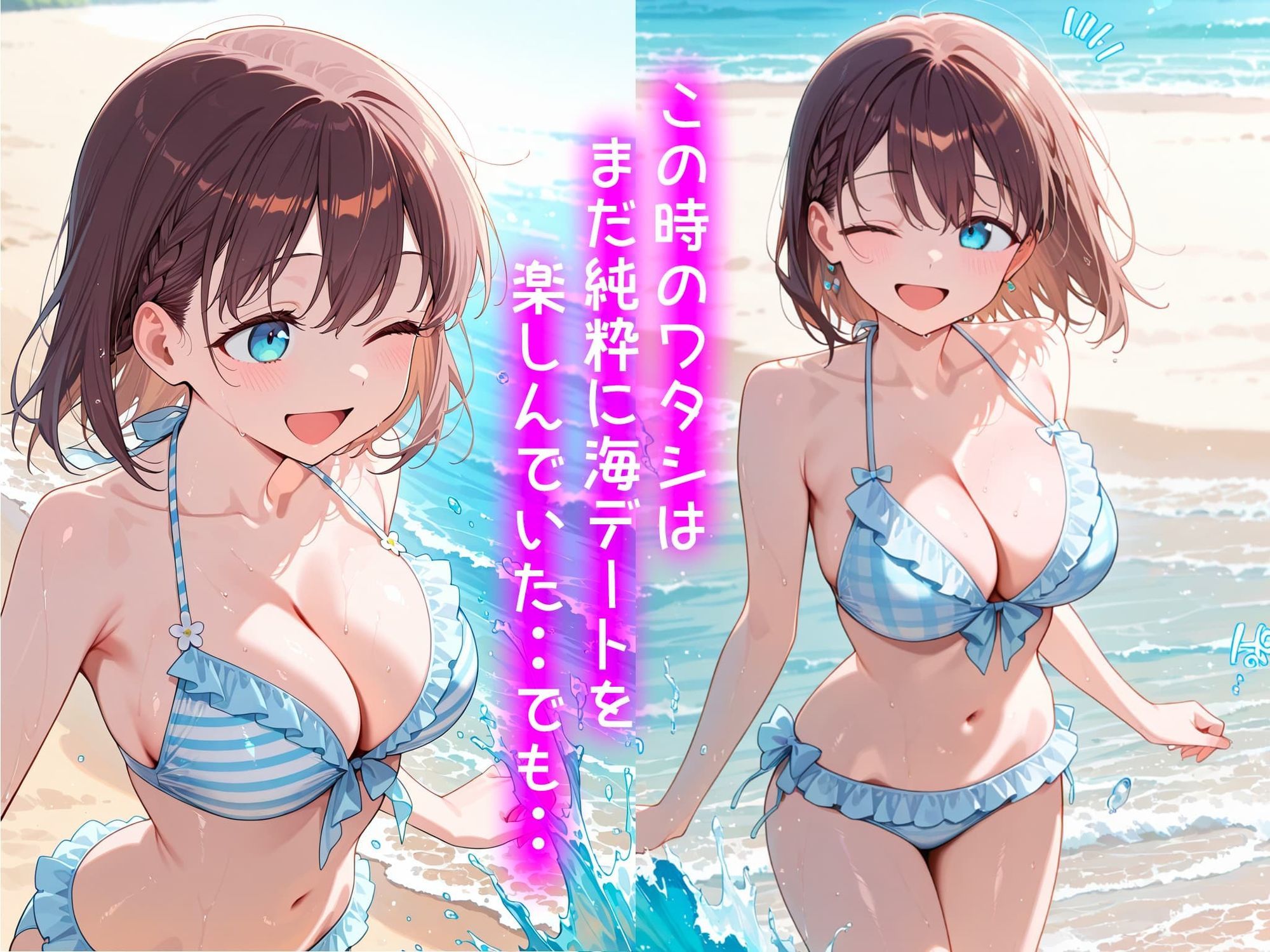 処女卒業記録〜ワタシが女になった夏〜【アイちゃん編】 - サンプル画像 2