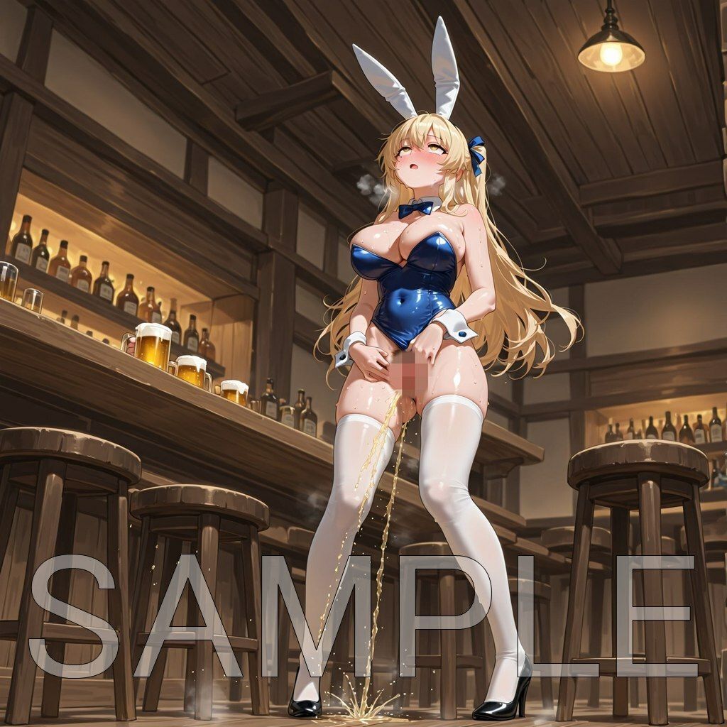 限界放尿バニーガール - サンプル画像 5