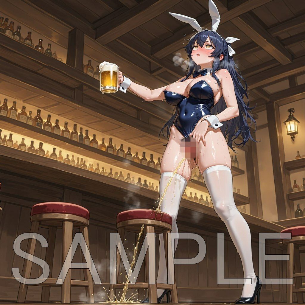 限界放尿バニーガール - サンプル画像 6