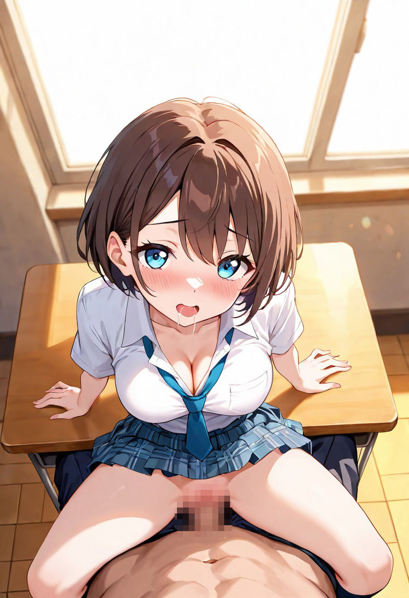 モテないクラスの男子による美少女同級生に性指導 - サンプル画像 2