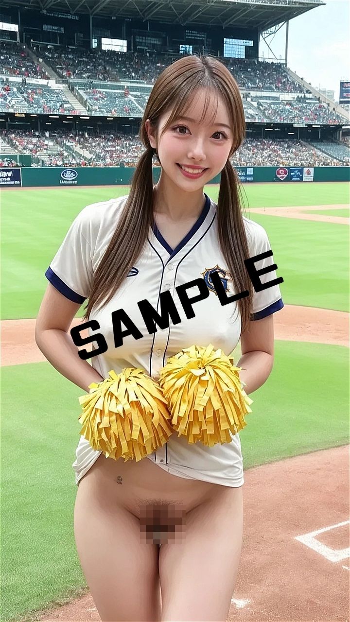 AIフェチフォト集vol.36 チアリーダーフェチ  後編  AI Motion Study vol.07 ― チアリーダーの呼吸 ― - サンプル画像 1