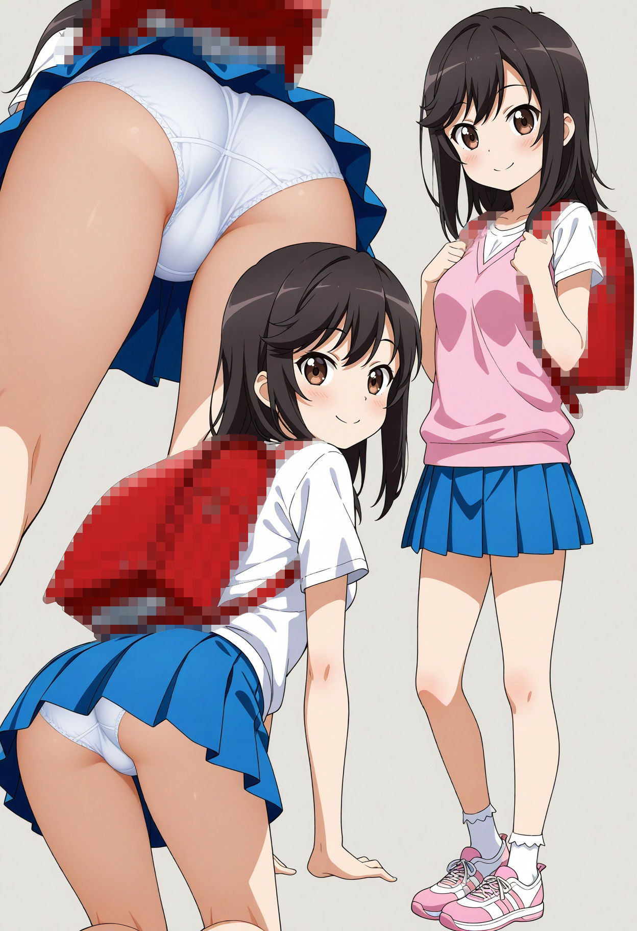 立ち絵とローアングル【一条蛍風1】 - サンプル画像 3