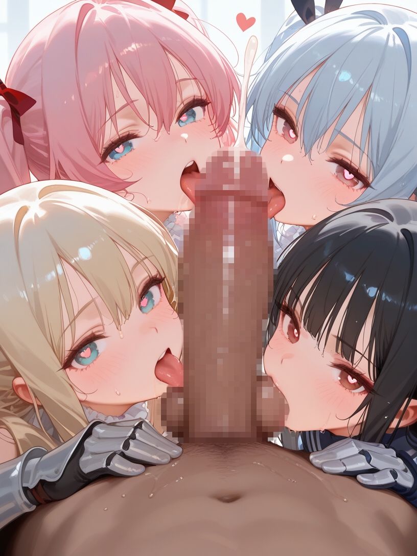 巨乳女騎士とハーレムエッチ3 - サンプル画像 3