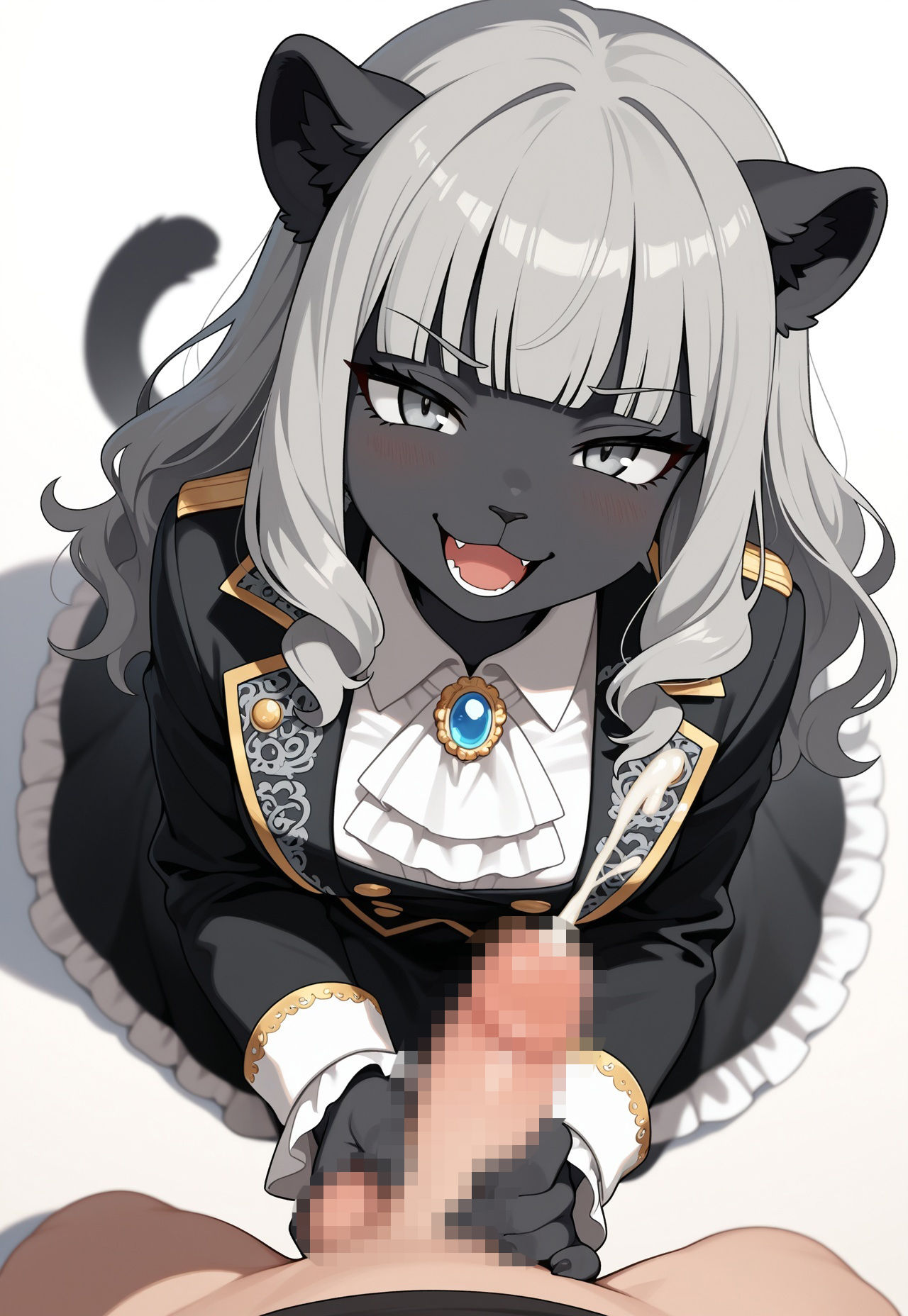 クロヒョウ令嬢の秘密の姿 - サンプル画像 1