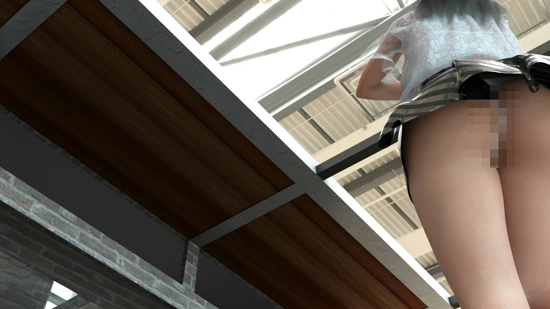 女子アナになった二階堂沙耶・早朝のニュース番組の冒頭でミニスカートでダンスすることを業務命令で強要される:Vol.001『ただの話題作りとのことで電源OFF（のはず）のカメラが4台、ローアングルから彼女のスカート内を覗き込むように設置されている』 - サンプル画像 1