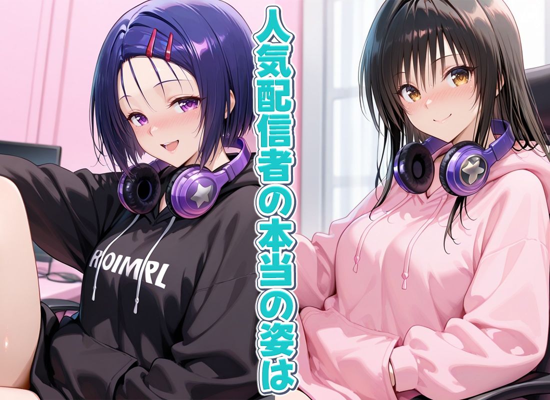 配信者の性事情とは〜  古手川＆西連寺 - サンプル画像 1