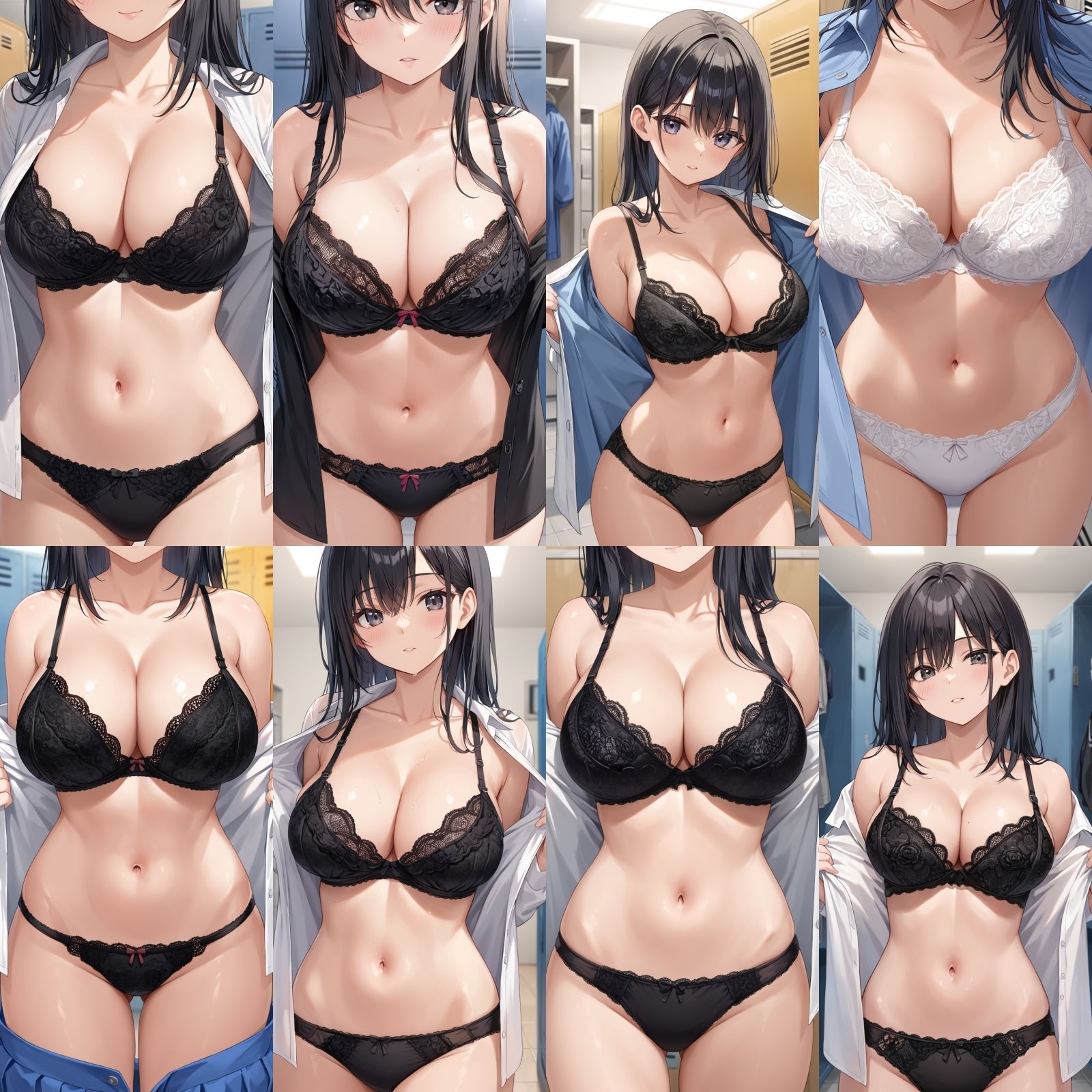 【J〇巨乳盗撮】シャツ脱ぎレース下着 Vol.8【250枚】 - サンプル画像 9