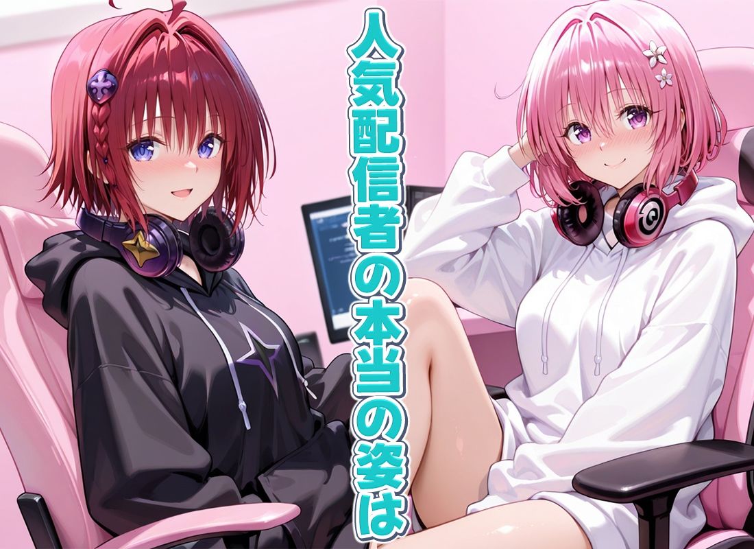 配信者の性事情とは〜  メア＆モモ - サンプル画像 1